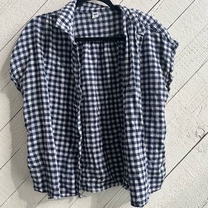 Plaid blouse
